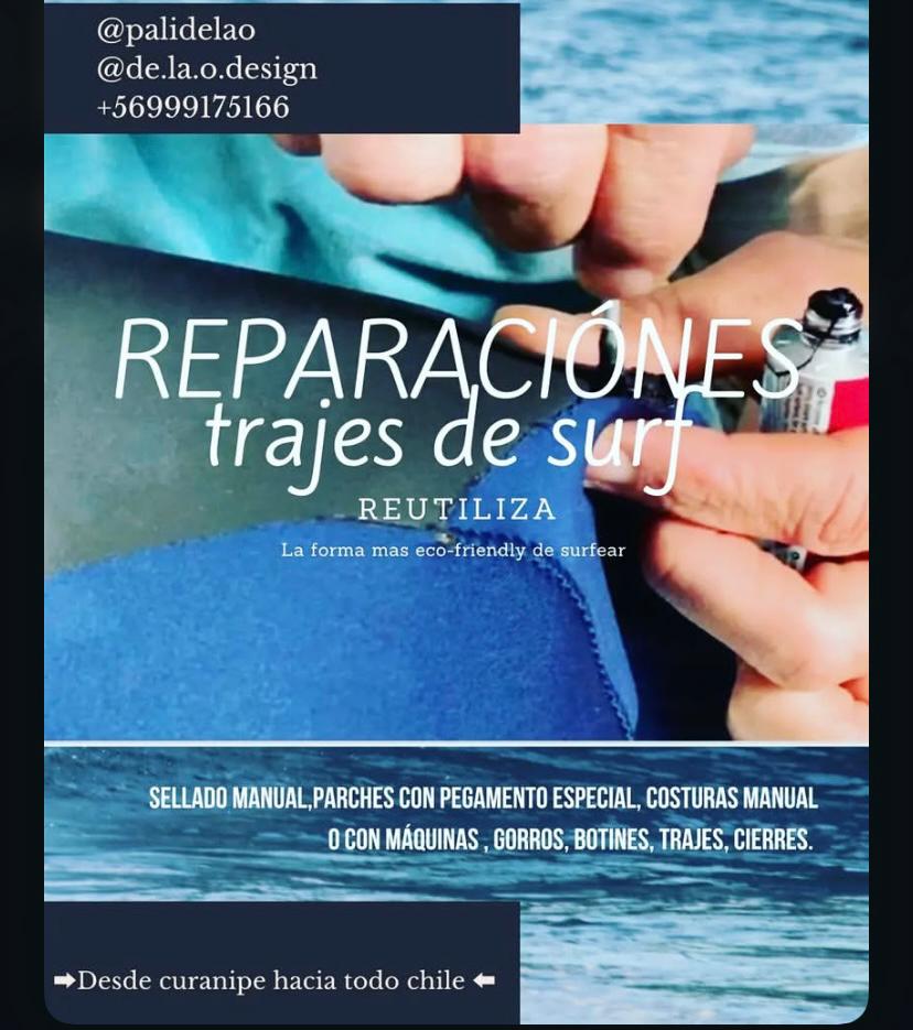 Reparacion de traje de surf