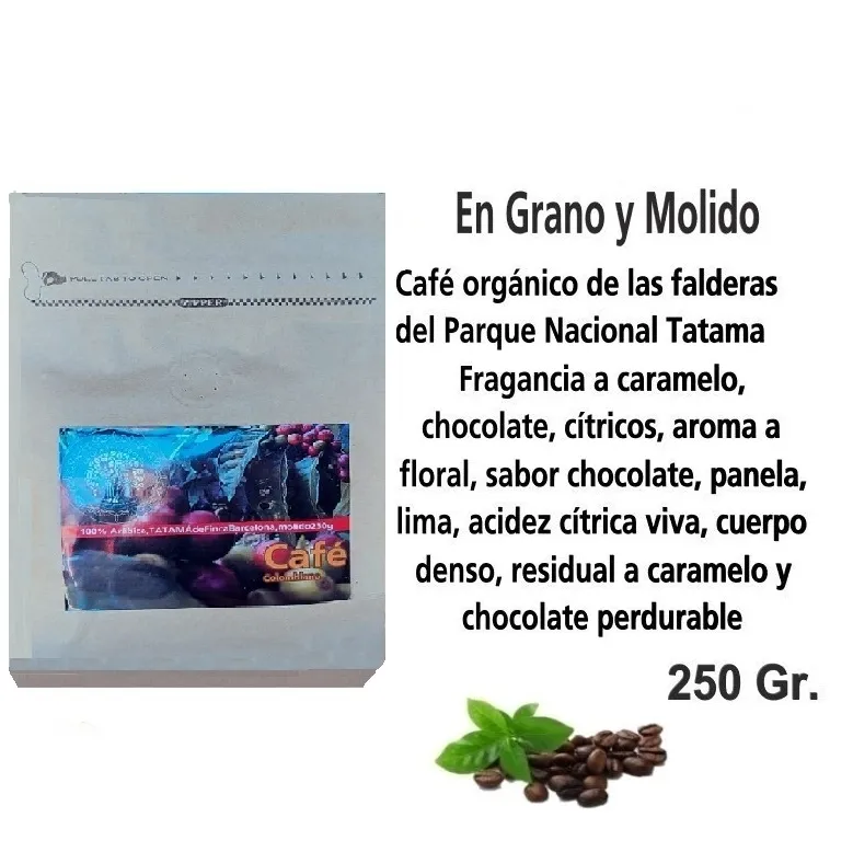 Café Tatamá 250gr. Grano y Mol