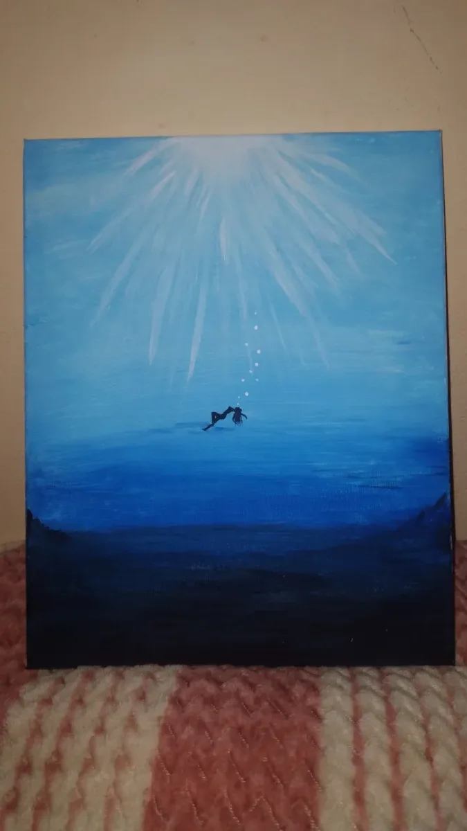 Cuadro "Body and sea"